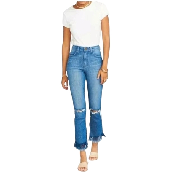 Show Me Your MuMu High Rise Blue Jeans - Picture 1 of 14